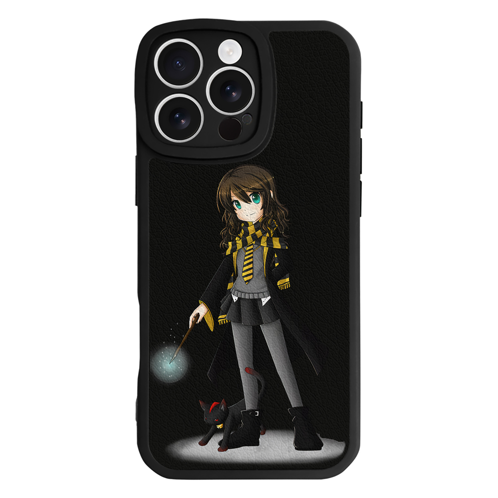 （画像用） Harry Potter ハリー・ポッターシリーズ 【iPhone 16シリーズ対応】シリコンスマホケース（レザー調） 材質：シリコン